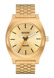Sustainable Watches: Time Teller Solar - All Gold / Black