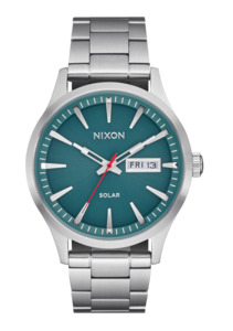 Sustainable Watches: Sentry Solar Stainless Steel - Silver / Jasper