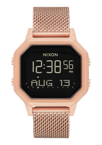 Womens Digital Watches: Siren Milanese - All Rose Gold