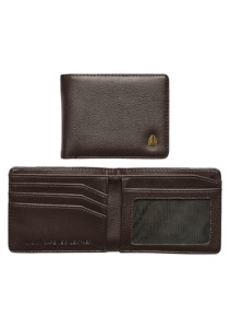 Cape Vegan Leather Wallet - Brown