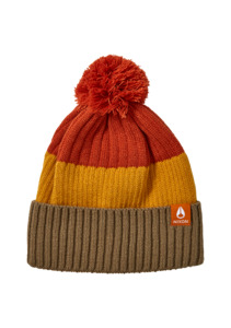Gifts For Him Under 100: Schrader Pom Beanie - Vintage Orange Multi