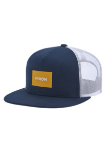 Gifts For Him Under 100: Team Trucker Hat - Midnight Blue / Dark Yellow