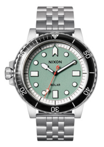 Mens Dive Watches: Stinger 44 - Silver / Jade / White