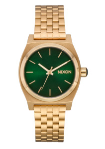 Medium Time Teller - Gold / Green Sunray