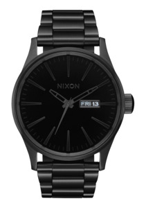 Womens Black Watches: Sentry Stainless Steel - All Black / Black