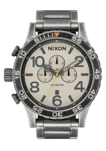 Mens Watches: 51-30 Chrono - Antique Silver / Pumice