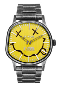 Mens Best Selling Watches: Nirvana Sentry Wobble - Yellow Nirvana Smiley