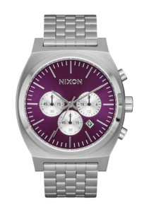 Time Teller Chrono - Silver / Purple Sunray