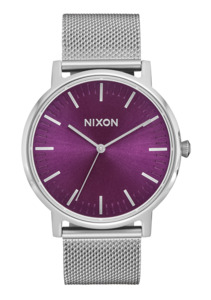 Mens Watches: Porter Milanese - Silver / Purple Sunray