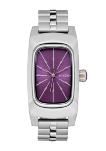 Womens Watches: Frankie - Mid Century / Silver / Purple Sunray
