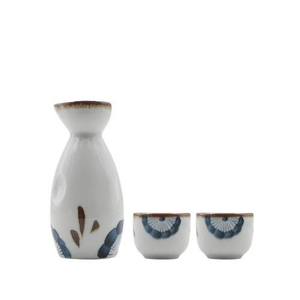 NJK生活達人 線上購物中心 瓷在四方 陶瓷清酒套装(南风花) CZ&hellip;