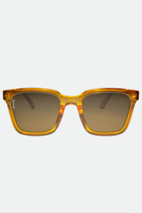 Sunglasses: Fyn | Transparent Orange/Brown