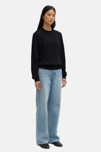 Assembly: Cotton Cashmere Lounge Sweater | Black