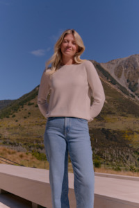 Untouched World: Stitch Sweater | Ecru