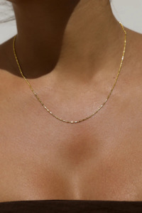 Saint Valentine: Dash Dot Chain Necklace | Gold