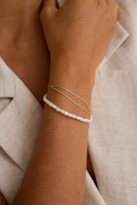 Under 50: Fine Double Chain Gold Bracelet