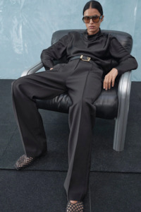 Corinthian Straight Leg Pant | Black