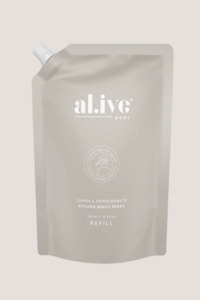 Under 50: 900ml bench spray refill - lemon & pomegranate