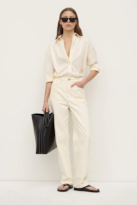 Assembly: Marigold Poplin Long Sleeve Shirt | Butter