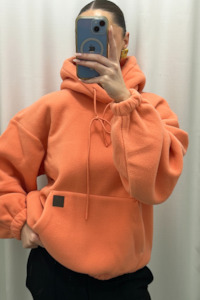 Gemma Polar Fleece Hoodie | Flamingo