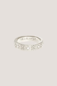 Sterling Silver Live in Grace Ring