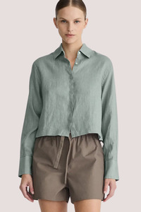 Jac Jack: Iona Linen Shirt | Fennel