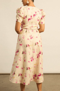 Glimmer Dress | Watercolour Bloom