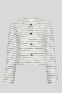 Outerwear: MSCH Luciana Jacket | Vanilla Ice/Black