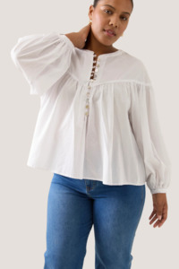 Aurora Button Blouse | Lotus