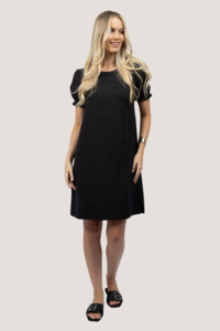 Sana Shift Dress | Black