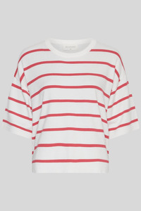 MSCH Geanine Rachelle 2/4 Pullover | Egret/Rose Red