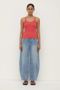 Tees: Charlie Rib Tank | Chilli