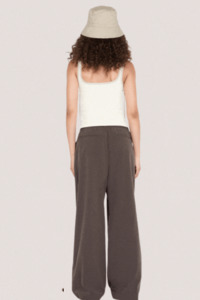 Lana Square Neck Tank | Chalk/Cement