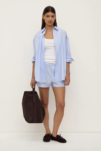 Assembly: Havana Stripe Poplin Shirt | Blue/White Stripe