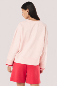 Courtside V-Neck Sweat | Petal