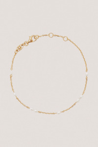 By Charlotte: 18k Gold Vermeil Serene Dreams Pearl Bracelet