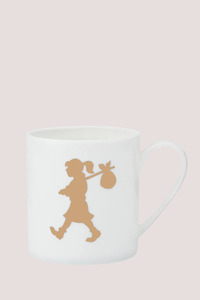 Karen Walker Fragrance: Runaway Mug White w Gold Foil
