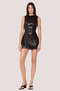 Mini Dresses: Romilly Mini Dress | Dark Chocolate