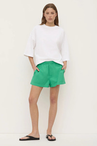 Everyday Poplin Short | Bright Green