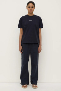 Atelier Logo Tee | True Navy White