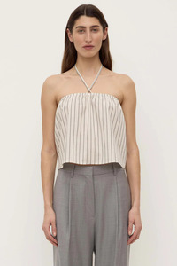 Assembly: Ria Stripe Top | Cream/Smoke
