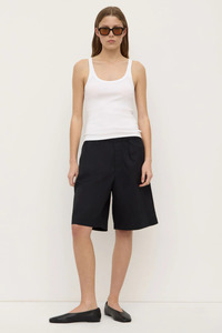 Charlie Rib Tank | White