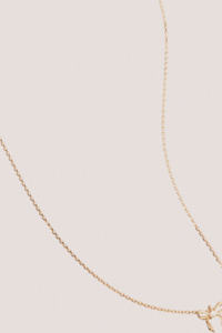18k Gold Vermeil Forever More Bow Necklace