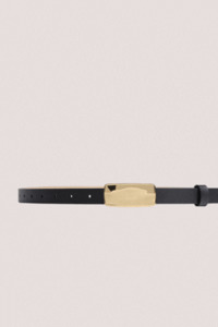 Porter Jewellery: Plate Belt | Noir/Gold