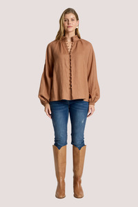 Tops 1: Bajau Button Shirt | Clay