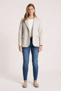Sable Blazer | Bisque