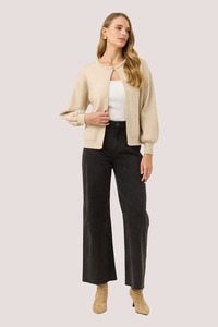 Sale: Nell Pearl Cardigan | Stone
