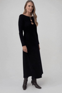 Sale: Naria Bead Dress | Onyx