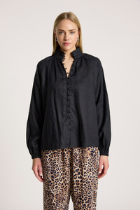 Bajau Button Shirt | Black