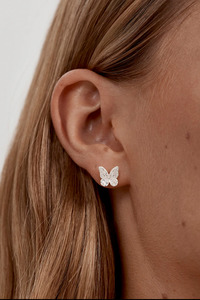 Jewellery 1: Sterling Silver I Believe, I Become Stud Earrings